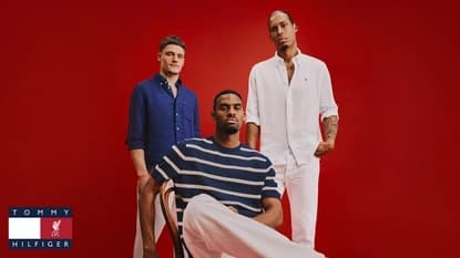 Tommy Hilfiger и отборът на Ливърпул внасят препи стила в едно емблематично футболно лято